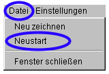 Datei - Neustart